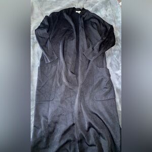 Authentic Maje longline cardigan size 2 black